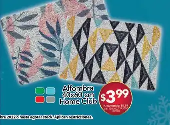 Tia Alfombra 40x60cm home club oferta