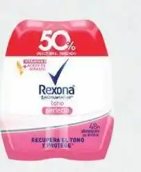 Tia Desodorante rexona tono perfecto 50ml x 2 uds oferta