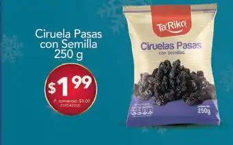 Ciruelas pasas con semilla 250g
