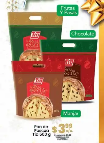 Tia Pan de pascua tía oferta