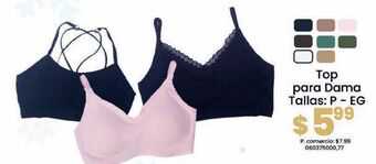 Tia Top para dama oferta