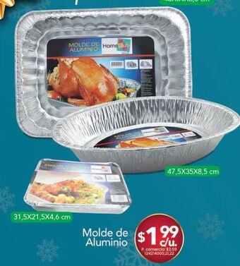 Tia Molde de aluminio oferta