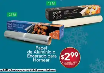 Tia Papel de aluminio o encerado para hornear oferta