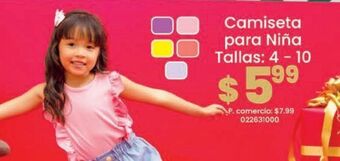 Tia Camiseta para niña oferta