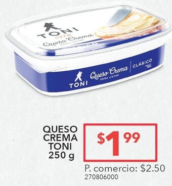 Tia Queso Crema Toni 250g oferta