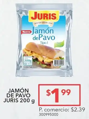 Tia Jamón de Pavo Juris 200g oferta