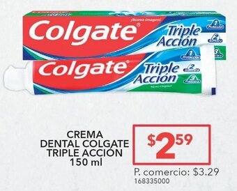 Tia Crema Dental Colgate Triple Accion 150ml oferta