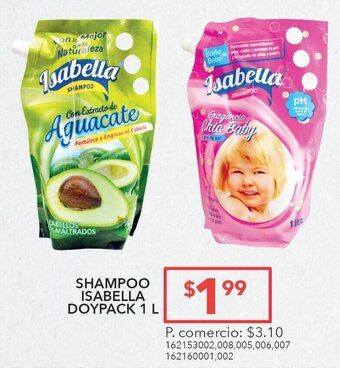 Shampoo Isabella Doypack 1L