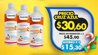 Farmacias Cruz Azul Jovento Vitamina C 1200 mg oferta