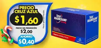 Farmacias Cruz Azul Total Magnesiano Ginseng oferta