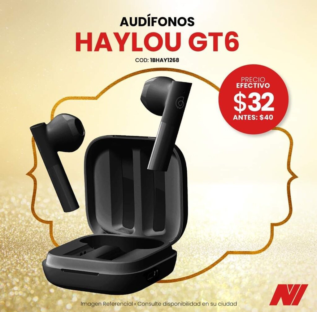 Haylou GT6 Audifonos oferta en Novicompu