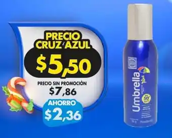 Farmacias Cruz Azul Umbrella plus oferta