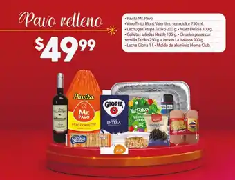 Tia Pavo relleno oferta