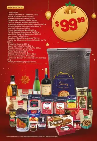 Tia Canastas navideñas oferta