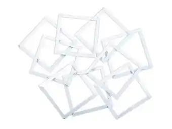 Colineal Aplique de pared cuadros blancos oferta