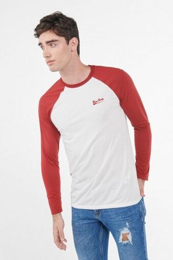 Koaj Camiseta estampada masculina, cuello redondo y manga larga. oferta