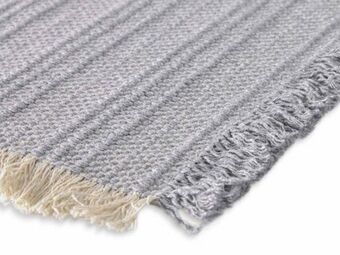 Colineal Individual aicha 100% algodon flecos c/ beige y azul 35 x 50 cm oferta