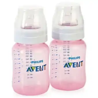 Bebemundo Biberón classic plus 260ml x2 rosado. oferta