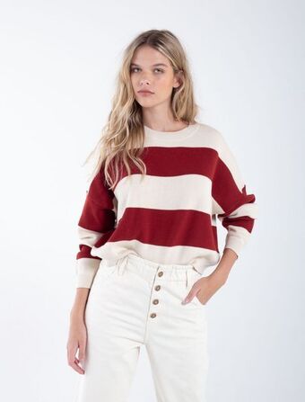 NAF NAF Buzo tejido con cuello redondo oferta