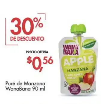 Supermaxi Puré de Manzana WanaBana oferta