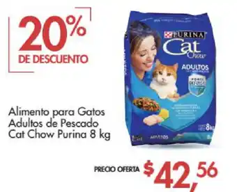Supermaxi Alimento para Gatos Adultos de Pescado Cat Chow Purina oferta