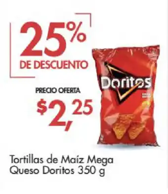 Supermaxi Tortillas de Maíz Mega Queso Doritos oferta