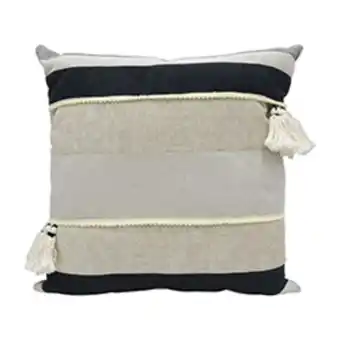 Boyacá Cojín armado borla larga neutral 45x45cm oferta