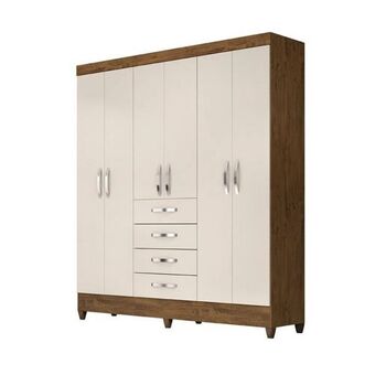 Muebles el Bosque Armario new avai 6p 4c castaño/vainilla oferta