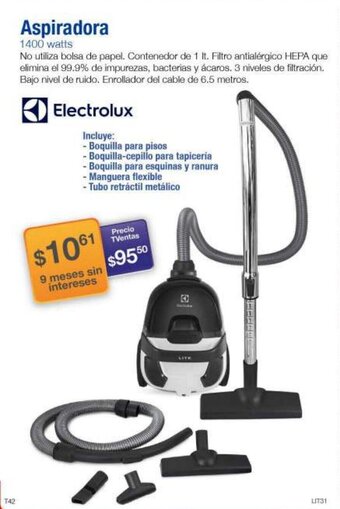 TVentas Electrolux Aspiradora oferta