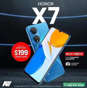 Novicompu Honor X7 oferta