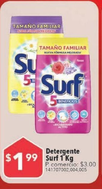 Tia Detergente surf 1kg oferta