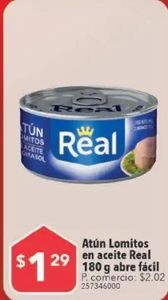 Tia Atún lomitos en aceite real 180g oferta
