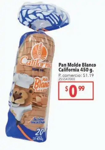 Tia Pan molde blanco california 450g oferta
