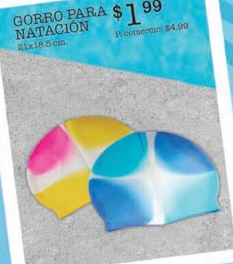Tia Gorro para natación 21x18,5cm oferta