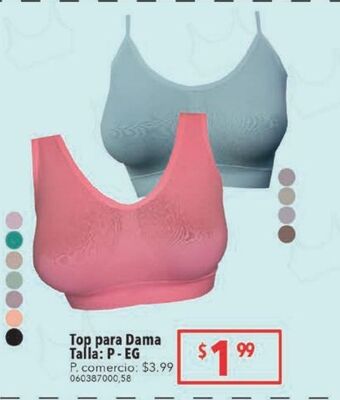 Tia Top para dama oferta