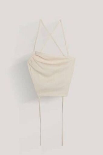 De Prati Blusa unicolor de tiras h&o oferta