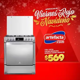 Artefacta Indurama Cocina Monaco Zafiro Croma 5Q oferta