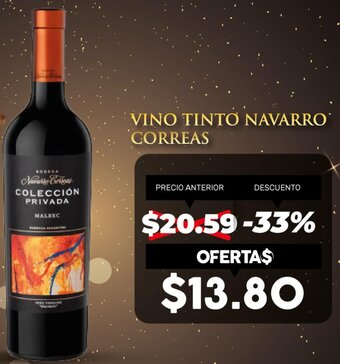 Coral Hipermercados Vino Tinto Navarro Correas oferta