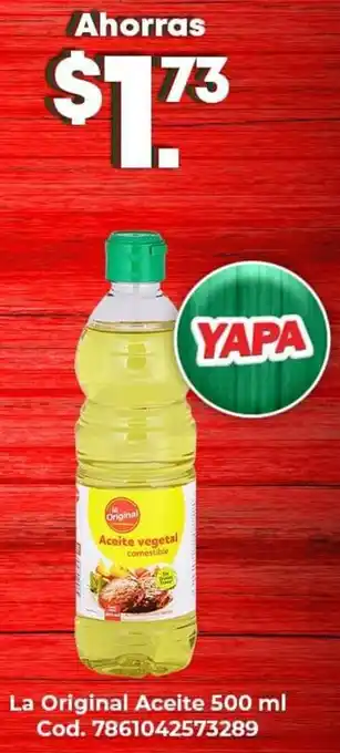 Akí La Original Aceite 500ml oferta