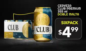 Tia Cerveza Club Premium 6 x 355ml Doble Malta oferta