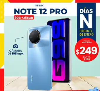 Novicompu infinix Note 12 Pro 8GB + 256GB oferta