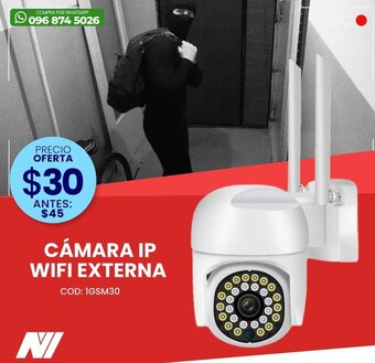 Novicompu Cámara IP Wifi Externa oferta