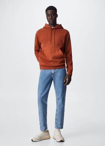 Mango Sudadera algodón capucha oferta