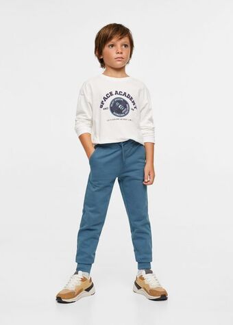 Mango Pantalón jogger algodón oferta