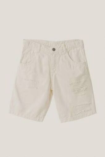 De Prati Bermuda demin con rasgados polito oferta
