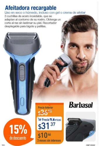 TVentas Afeitadora Recargable oferta