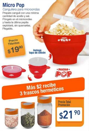 TVentas Micro Pop oferta