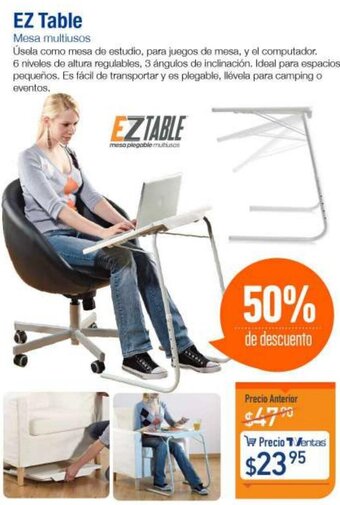 TVentas EZ Table Mesa Multiusos oferta