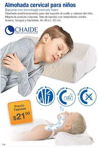 TVentas Chaide Almohada Cervical para Niños oferta