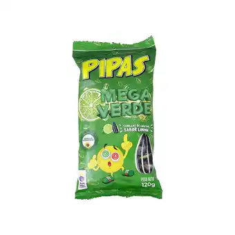 Akí Mega verde pipas semillas girasol limón oferta